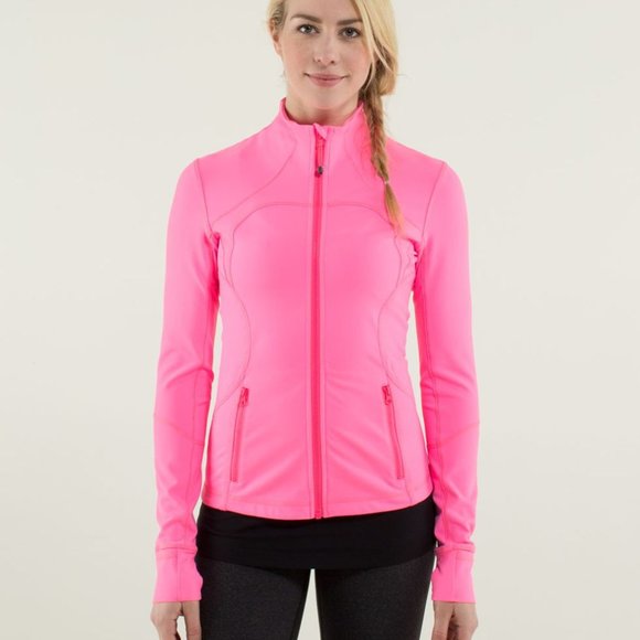lululemon athletica Jackets & Blazers - Lululemon Hot Pink Forme Jacket